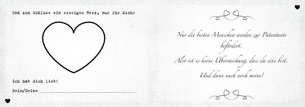 Produktbild: Was ich an dir liebe, Patentante &ndash; Version f&uuml;r Kinder