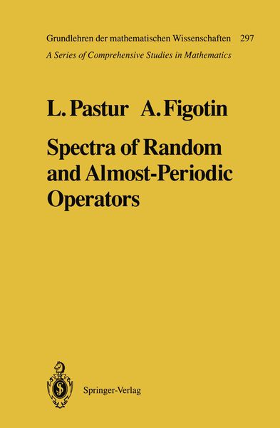 Produktbild: Spectra of Random and Almost-Periodic Operators