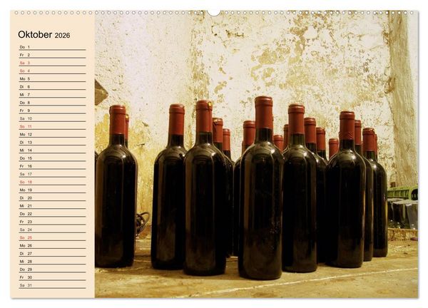 Produktbild: Weinanbau. Von der Traube zum Wein (Wandkalender 2026 DIN A2 quer), CALVENDO Monatskalender