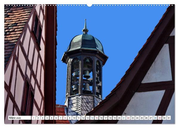 Produktbild: Erbach - Die Odenw&auml;lder Residenzstadt (hochwertiger Premium Wandkalender 2026 DIN A2 quer), Kunstdruck in Hochglanz