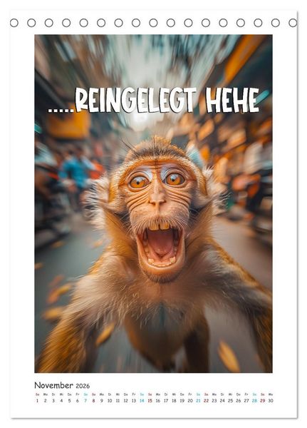 Produktbild: Lach Dich fit ! (Tischkalender 2026 DIN A5 hoch), CALVENDO Monatskalender