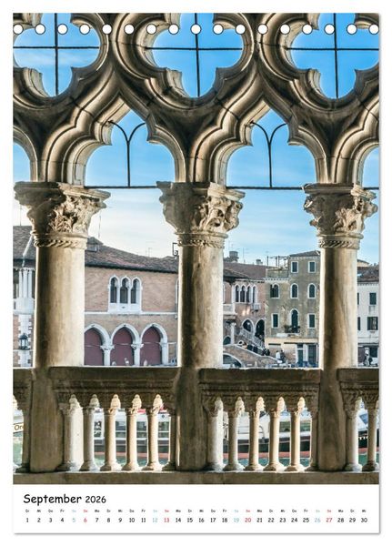 Produktbild: Venedig - Magische Impressionen (Tischkalender 2026 DIN A5 hoch), CALVENDO Monatskalender
