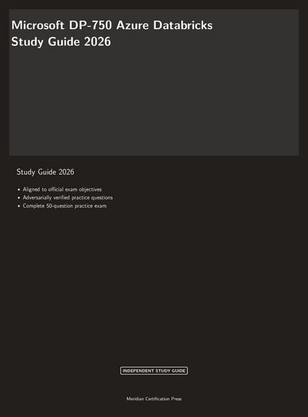 Produktbild: Microsoft DP-750 Exam Study Guide 2026