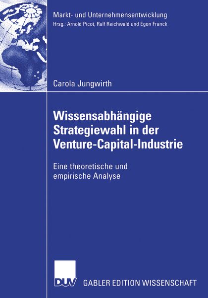 Produktbild: Wissensabh&auml;ngige Strategiewahl in der Venture-Capital-Industrie