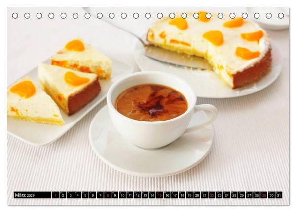 Produktbild: Feine Kaffeevariationen (Tischkalender 2026 DIN A5 quer), CALVENDO Monatskalender