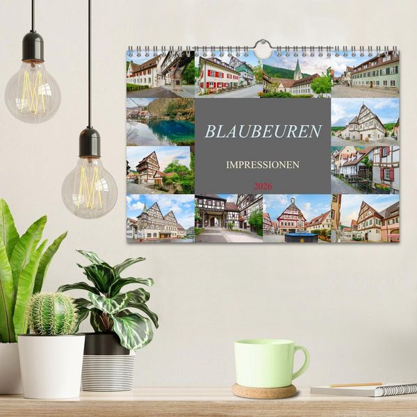 Produktbild: Blaubeuren Impressionen (Wandkalender 2026 DIN A4 quer), CALVENDO Monatskalender