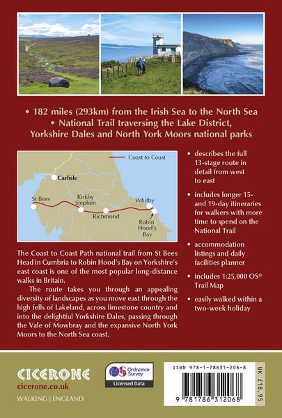 Produktbild: Walking the Coast to Coast Path