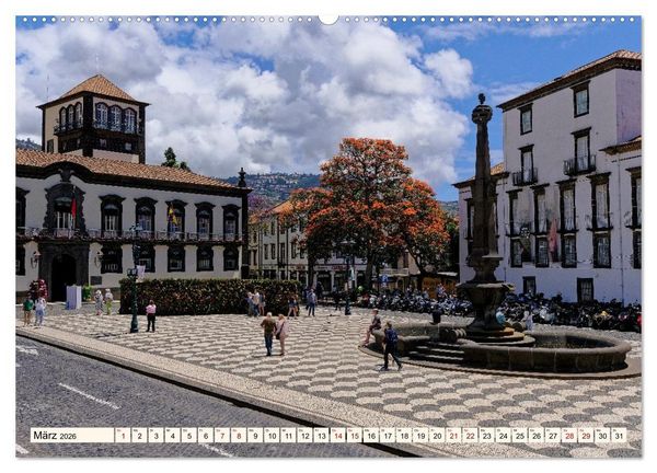 Produktbild: Funchal - Die Hauptstadt von Madeira (hochwertiger Premium Wandkalender 2026 DIN A2 quer), Kunstdruck in Hochglanz