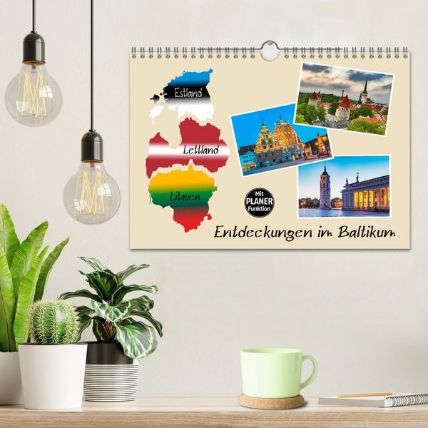 Produktbild: Entdeckungen im Baltikum (Wandkalender 2026 DIN A4 quer), CALVENDO Monatskalender
