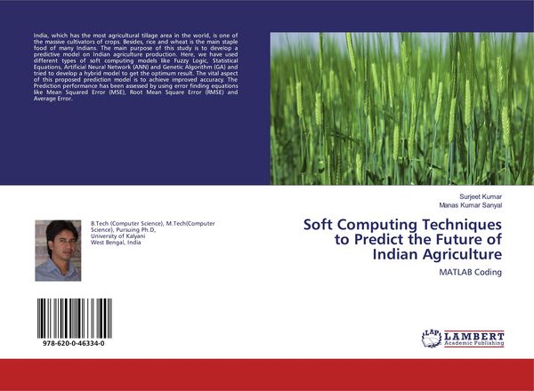 Produktbild: Soft Computing Techniques to Predict the Future of Indian Agriculture