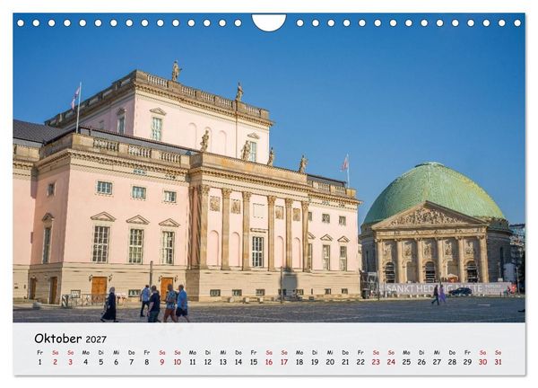Produktbild: Berlin - Zwischen Alexanderplatz und Brandenburger Tor (Wandkalender 2027 DIN A4 quer), CALVENDO Monatskalender
