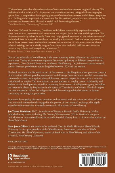 Produktbild: Cross-Cultural Encounters in Modern World History, 1453-Present