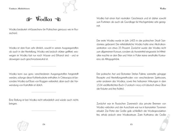 Produktbild: Unn&uuml;tzes Alkoholwissen