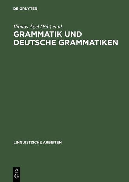Produktbild: Grammatik und deutsche Grammatiken