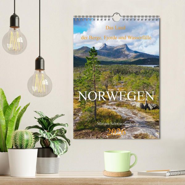 Produktbild: Norwegen - Das Land der Berge, Fjorde und Wasserf&auml;lle (Wandkalender 2026 DIN A4 hoch), CALVENDO Monatskalender