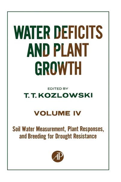 Produktbild: Soil Water Measurement, Plant Responses, and Breeding for Drought Resistance
