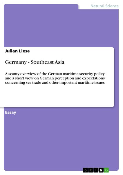 Produktbild: Germany - Southeast Asia