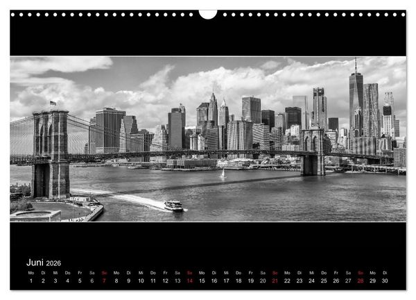 Produktbild: NEW YORK CITY H&ouml;hepunkte im Panoramaformat (Wandkalender 2026 DIN A3 quer), CALVENDO Monatskalender