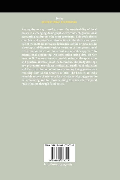 Produktbild: Generational Accounting