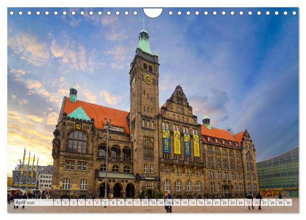 Produktbild: Chemnitz Impressionen (Wandkalender 2026 DIN A4 quer), CALVENDO Monatskalender