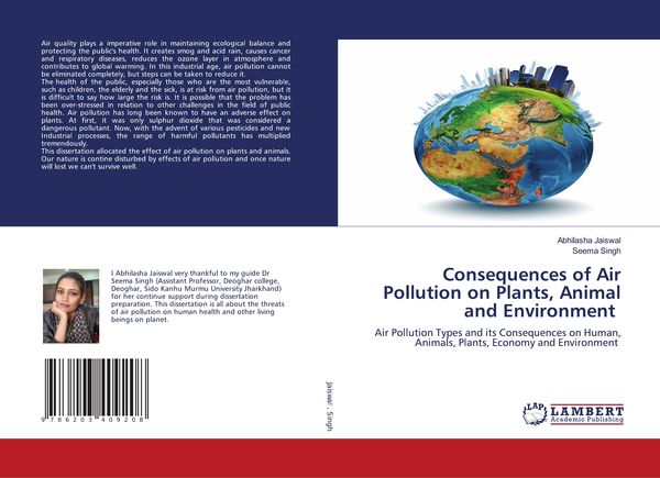 Produktbild: Consequences of Air Pollution on Plants, Animal and Environment