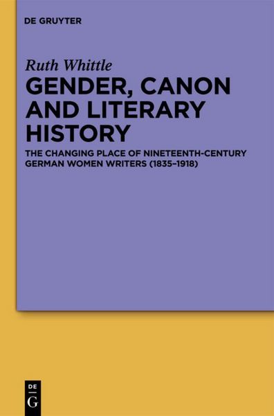Produktbild: Gender, Canon and Literary History