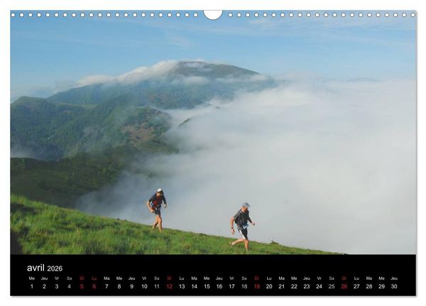 Produktbild: Trail Running De l'Envie &agrave; la Passion (Calendrier mural 2026 DIN A3 vertical), CALVENDO calendrier mensuel