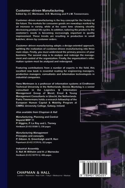 Produktbild: Customer-driven Manufacturing