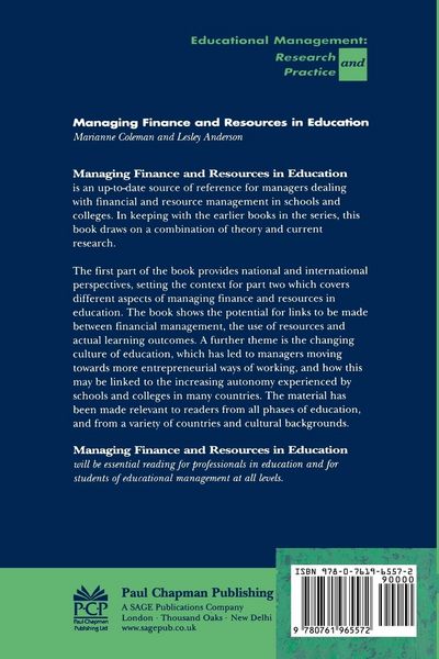 Produktbild: Managing Finance and Resources in Education