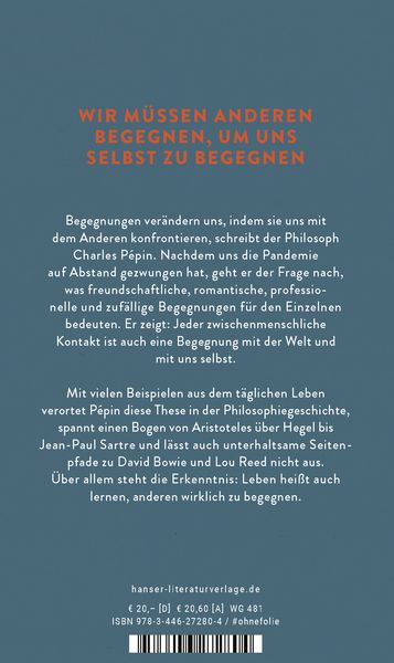 Produktbild: Kleine Philosophie der Begegnung
