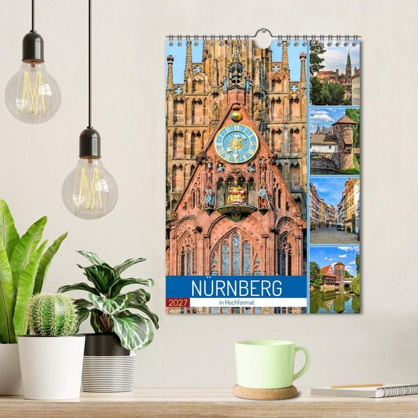 Produktbild: N&uuml;rnberg in Hochformat (Wandkalender 2027 DIN A4 hoch), CALVENDO Monatskalender