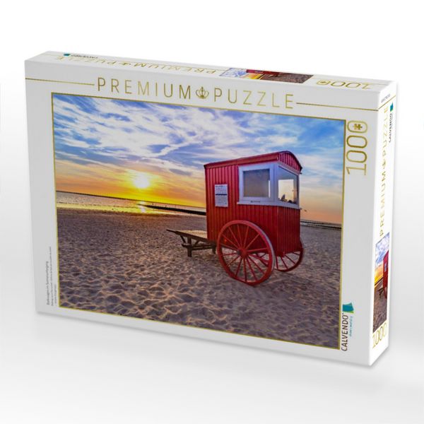 Produktbild: CALVENDO Puzzle Badewagen im Sonnenuntergang | 1000 Teile Lege-Gr&ouml;&szlig;e 64x48cm Foto-Puzzle f&uuml;r gl&uuml;ckliche Stunden