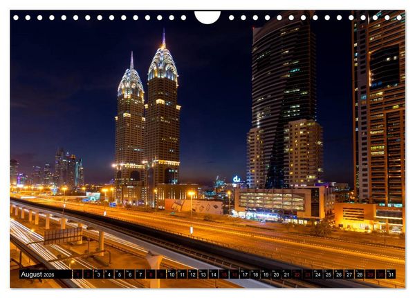 Produktbild: Dubai W&uuml;stenstadt (Wandkalender 2026 DIN A4 quer), CALVENDO Monatskalender