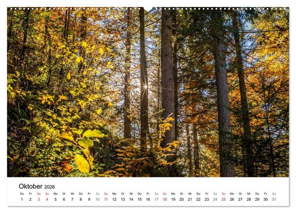 Produktbild: Salzburger Saalachtal - unterwegs im Pinzgau (hochwertiger Premium Wandkalender 2026 DIN A2 quer), Kunstdruck in Hochglanz