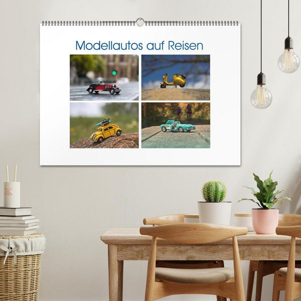 Produktbild: Modellautos auf Reisen (Wandkalender 2026 DIN A2 quer), CALVENDO Monatskalender