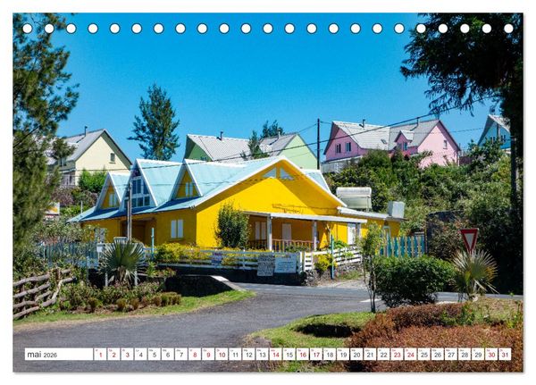 Produktbild: &Icirc;le de la R&eacute;union - Le paradis fran&ccedil;ais dans l'oc&eacute;an Indien (Calendrier de bureau 2026 DIN A5 vertical), CALVENDO calendrier mensuel