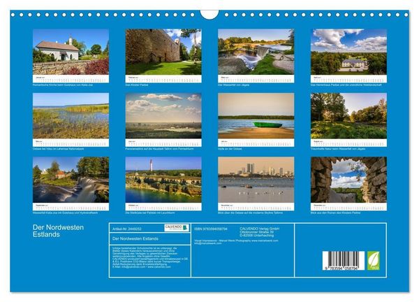 Produktbild: Der Nordwesten Estlands (Wandkalender 2027 DIN A3 quer), CALVENDO Monatskalender