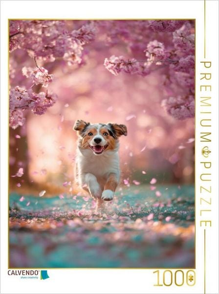 CALVENDO Puzzle Vier Pfoten im Blütenrausch | 1000 Teile Lege-Größe 64x48cm Foto-Puzzle für glückliche Stunden, Sonstige von , Calvendo Puzzle,