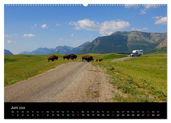 Produktbild: KANADA - Mit Campmobil quer durch (Wandkalender 2026 DIN A2 quer), CALVENDO Monatskalender
