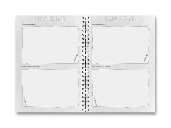 Produktbild: Familiawedding black-Doodle- Design XXL G&auml;stebuch zur Hochzeit
