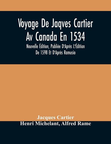 Produktbild: Voyage De Jaqves Cartier Av Canada En 1534