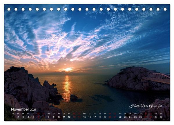 Produktbild: Magische Horizonte der Erde (Tischkalender 2027 DIN A5 quer), CALVENDO Monatskalender