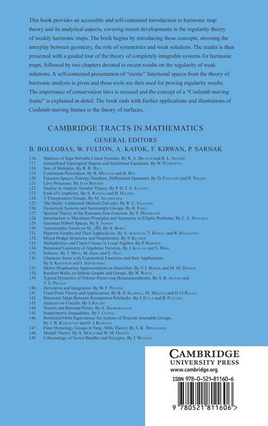 Produktbild: Harmonic Maps, Conservation Laws and Moving Frames