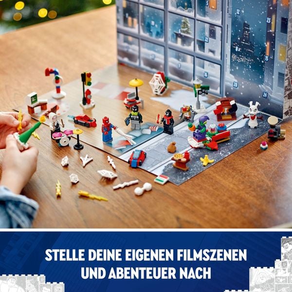 LEGO Spider-Man Adventskalender 2024, vorweihnachtliches Geschenk 76293