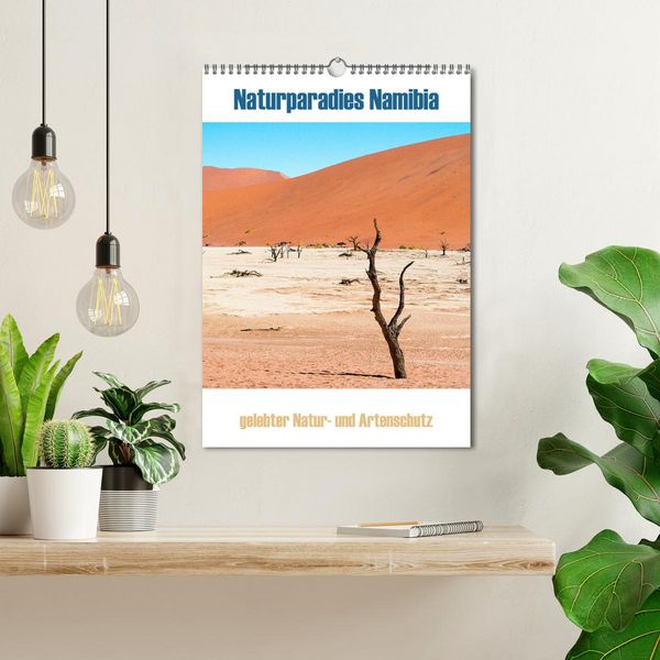 Produktbild: Naturparadies Namibia (Wandkalender 2026 DIN A3 hoch), CALVENDO Monatskalender