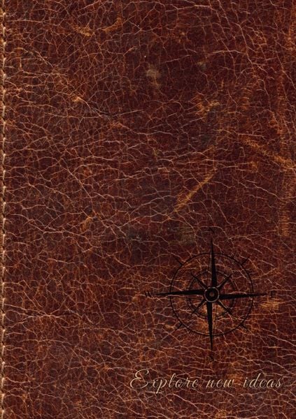 Produktbild: Notizheft Lederoptik Veganes Notizbuch Lederlook Journal Tagebuch Geschenkbuch Journal Tagesbuch Geschenkidee Vegetarier Veganer