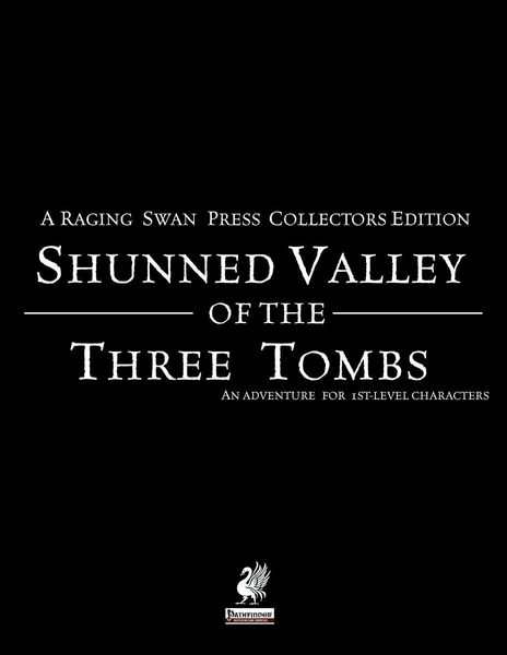 Produktbild: Raging Swan's Shunned Valley of the Three Tombs