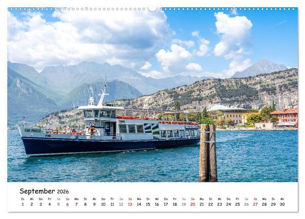 Produktbild: Nago-Torbole, der sch&ouml;ne Norden vom Gardasee (hochwertiger Premium Wandkalender 2026 DIN A2 quer), Kunstdruck in Hochglanz