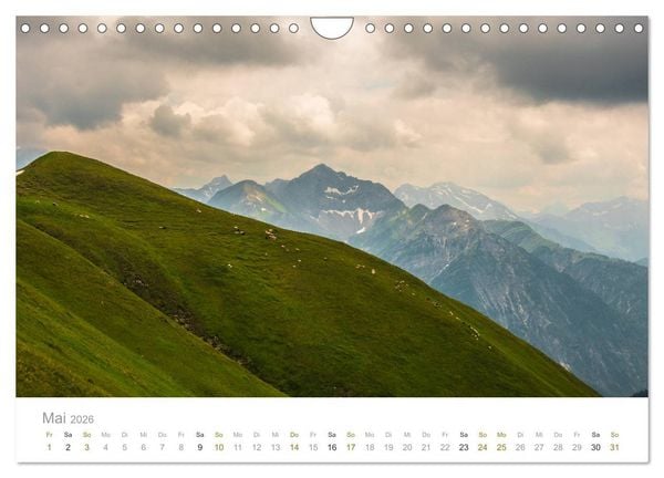 Produktbild: Berge - Die Sch&ouml;nheit der Alpen (Wandkalender 2026 DIN A4 quer), CALVENDO Monatskalender