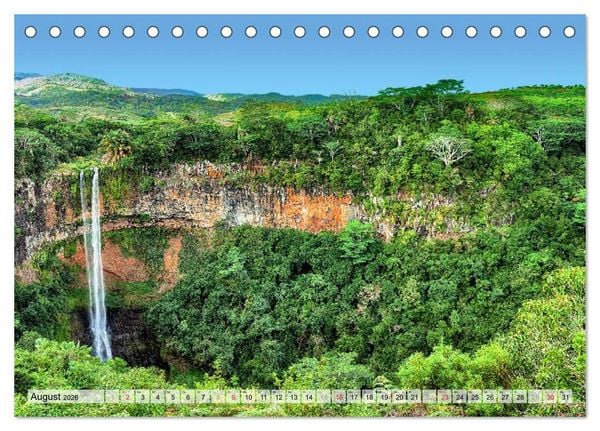 Produktbild: Mauritius - Perle im Indischen Ozean (Tischkalender 2026 DIN A5 quer), CALVENDO Monatskalender